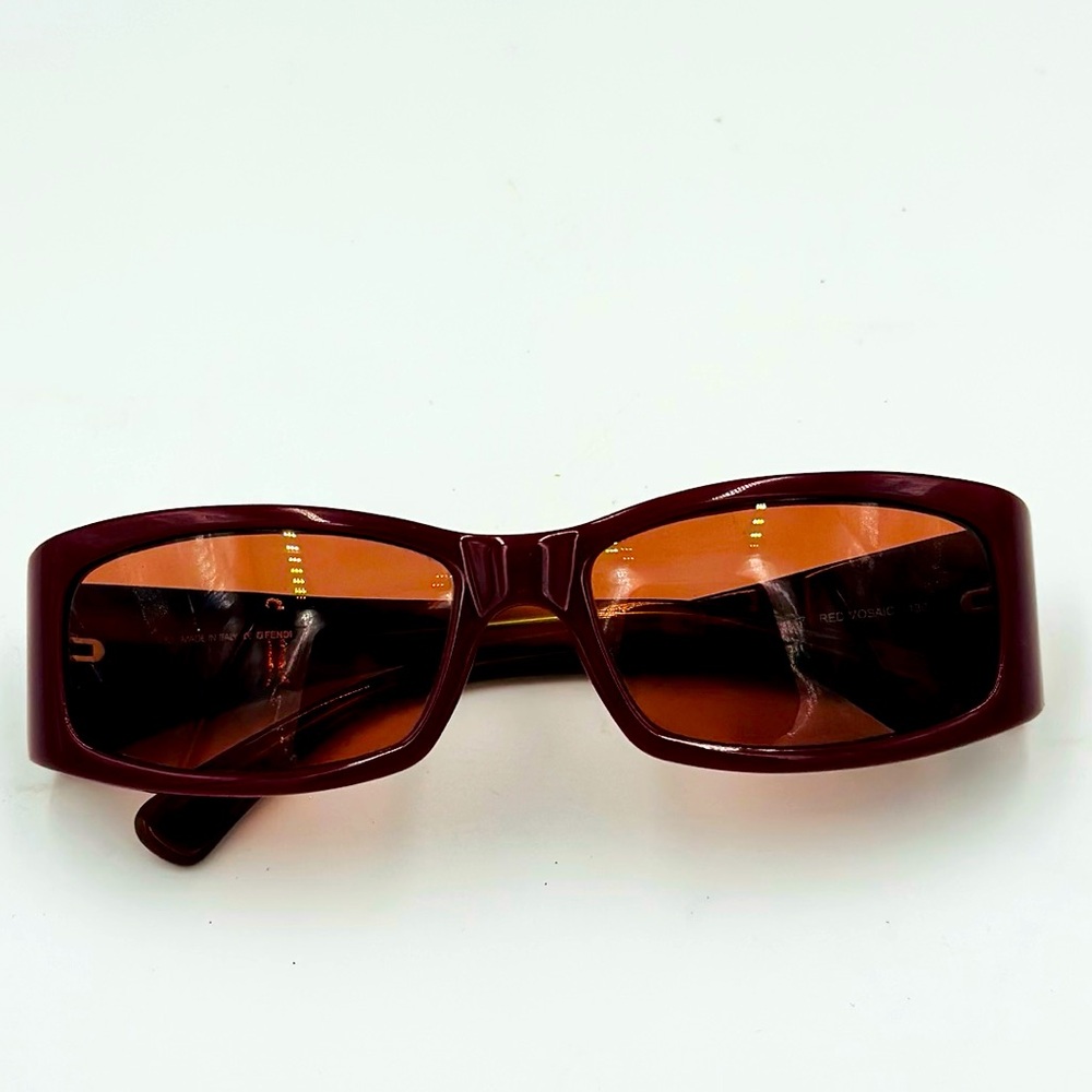 Authentic Fendi Made In Italy Vintage Rectangle Sunglasses